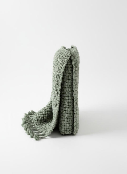 Textured Woven Throw