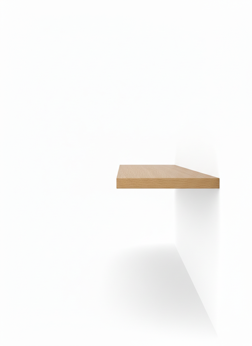 Oak Floating Shelves