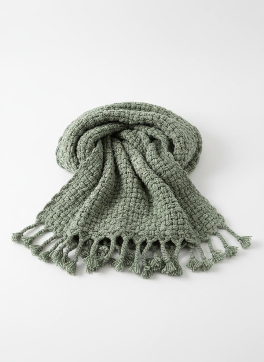 Textured Woven Throw