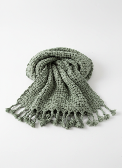 Textured Woven Throw