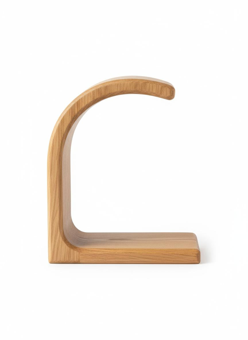 Wooden Arc Bookends